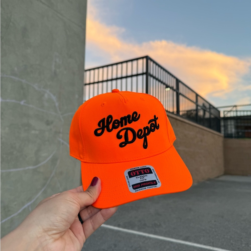 Home Depot 5 Panel Hat - Safety Orange